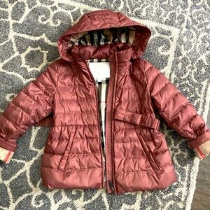 Burberry girls Lightweight jacket with hood